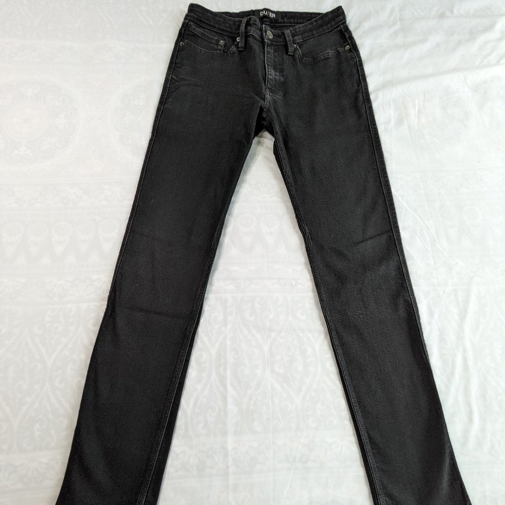 Duer Men's Black Slim Fit Stretch Jeans - Black 31